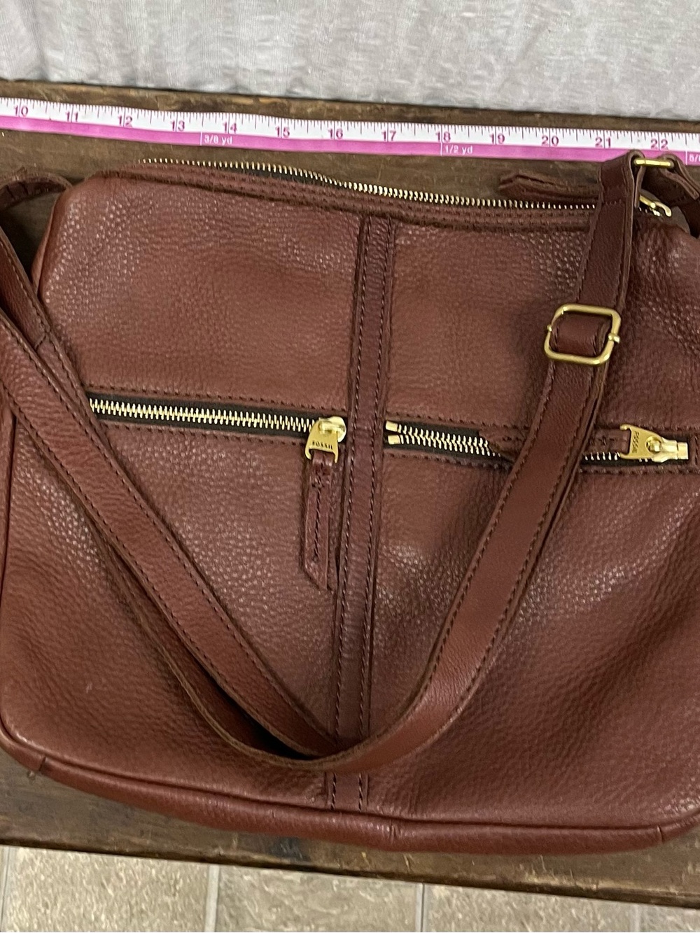 Fossil Brown Leather Shoulder bag